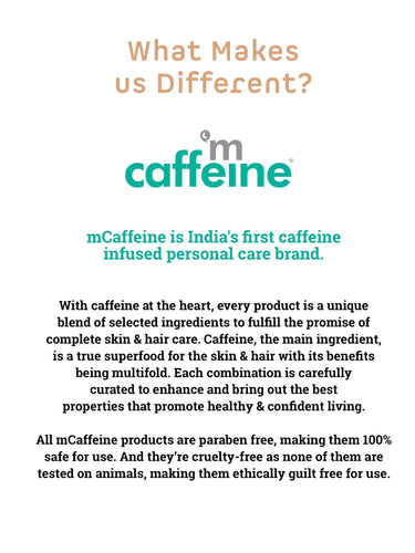mCaffeine Coffee Hair Oil for Hair Fall & Hair Growth | Powered with Redensyl, Argan Oil & Coffee Oil for Root Stimulation & Hair Fall Control | Lightweight & Non Sticky - 200ml